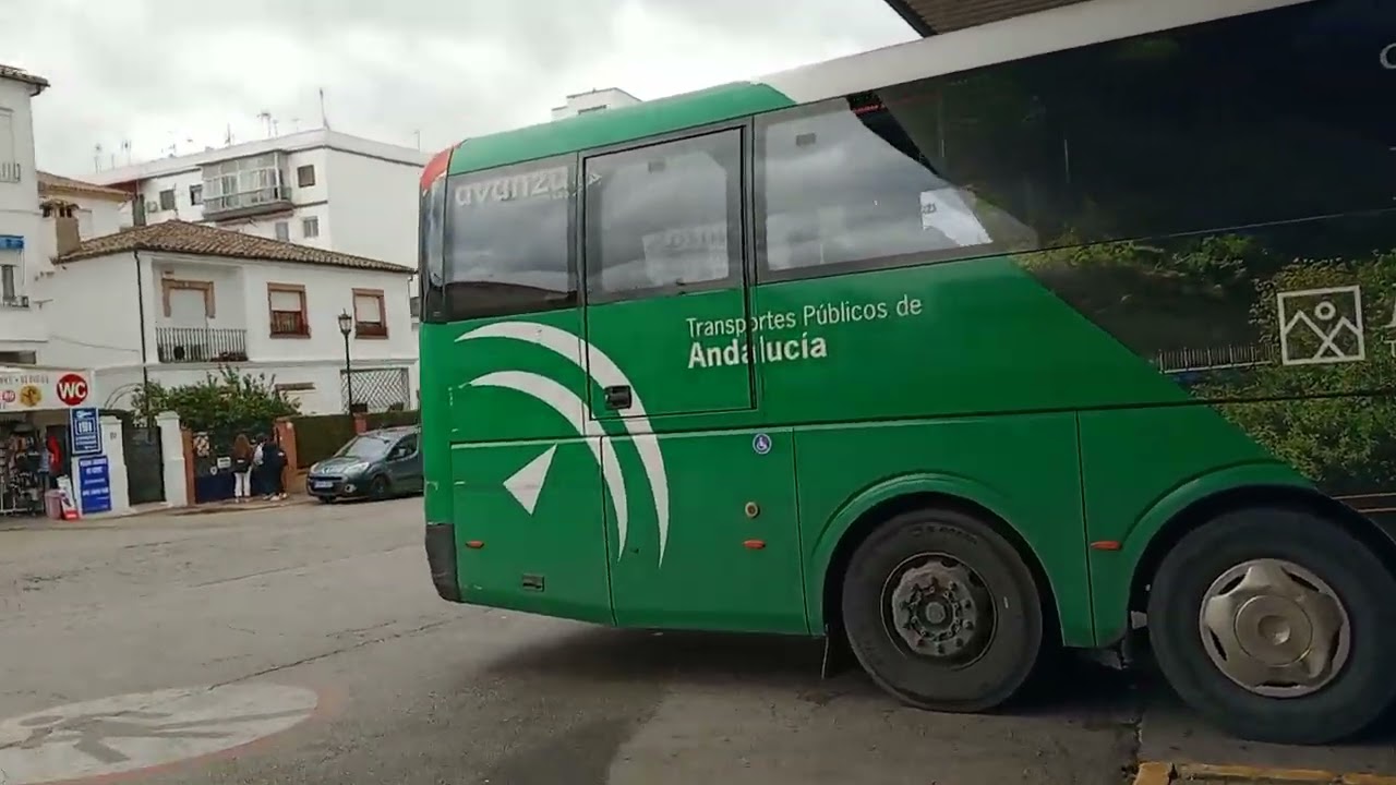 Irizar i6 coach 5853 at Ronda coach station, Andalusia Spain. 12 Dec 2025 14:48