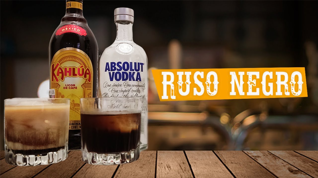 &iquest;C&oacute;mo hacer un RUSO NEGRO // Receta ruso negro y ruso blanco