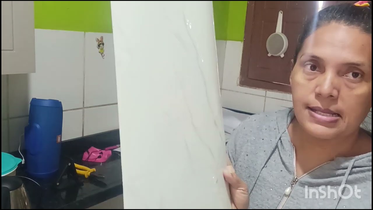 Transformando minha cozinha com placas adesivas /prática e rápido  amei o resultado 🫶