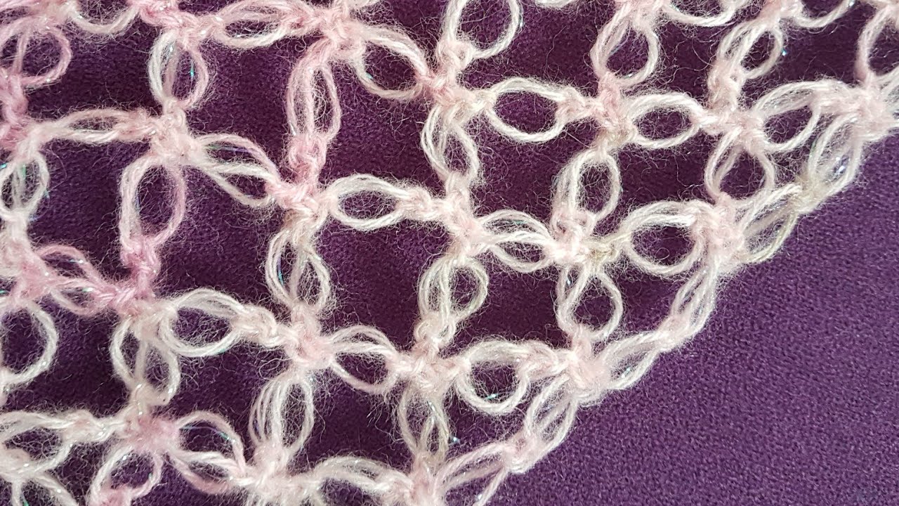 Dikdörtgen Örümcek Şal / Lovers Knot