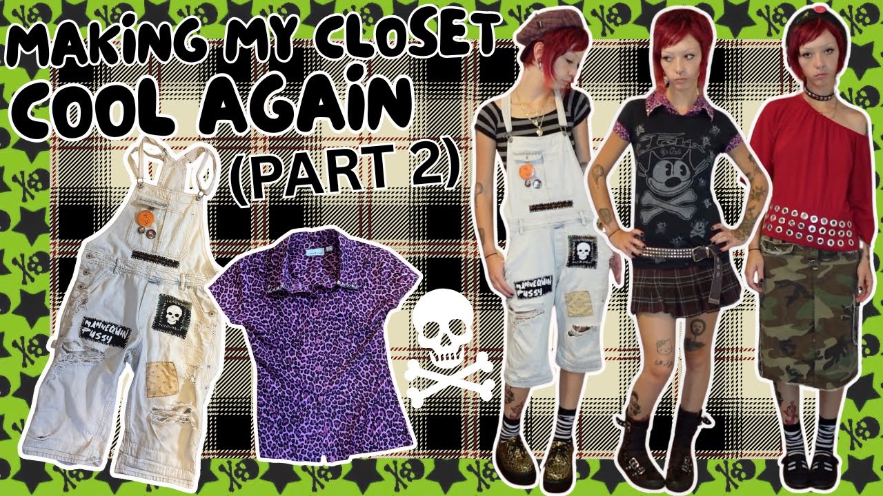 MAKING MY CLOSET COOL AGAIN PART. 2| diy clothing & styling