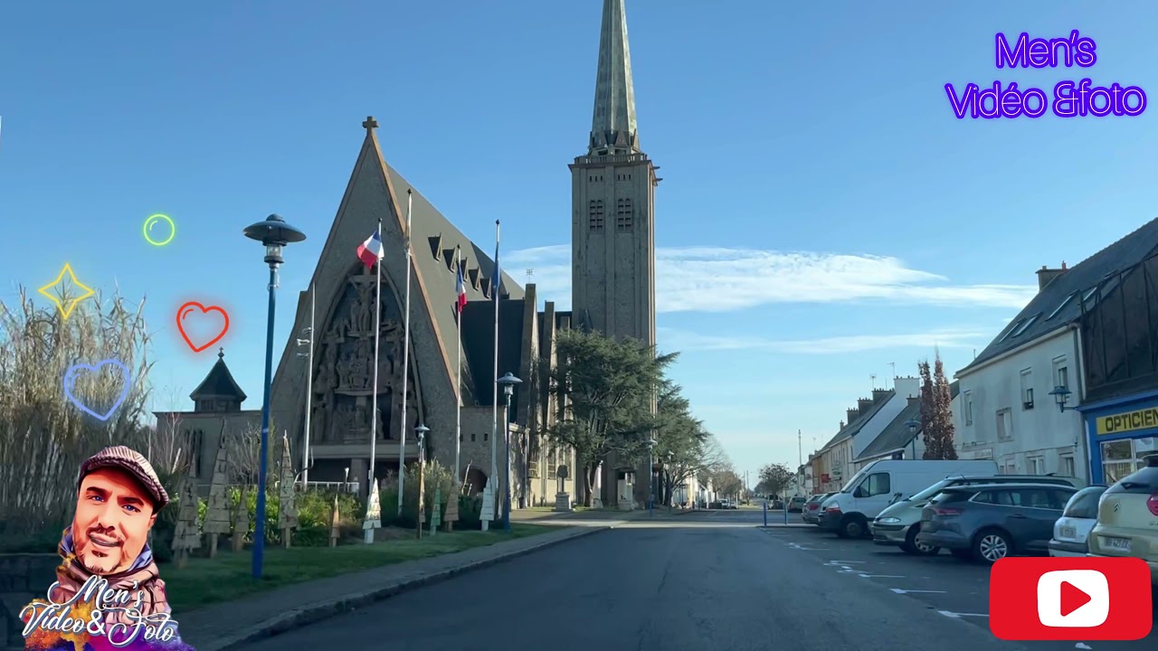 La route vers Donges Loire Atlantique France