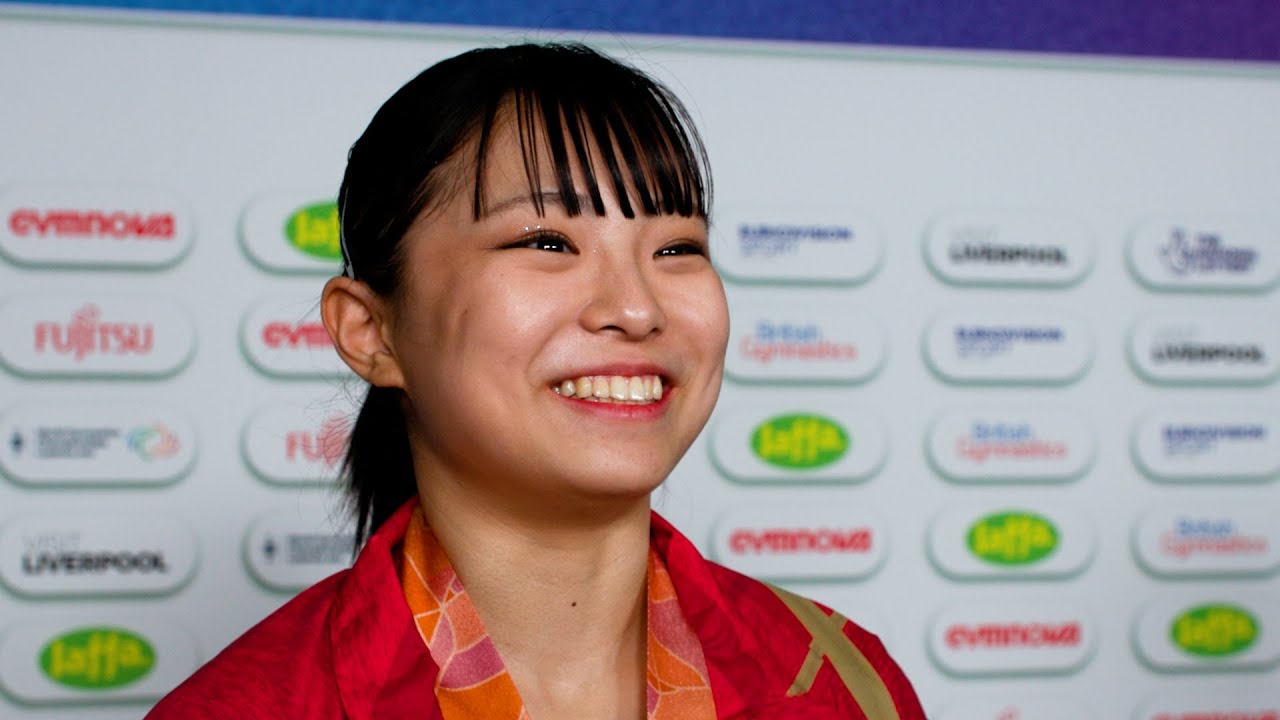 Watanabe Hazuki (JPN) - Balance Beam Final - Interview - 2022 World Championships
