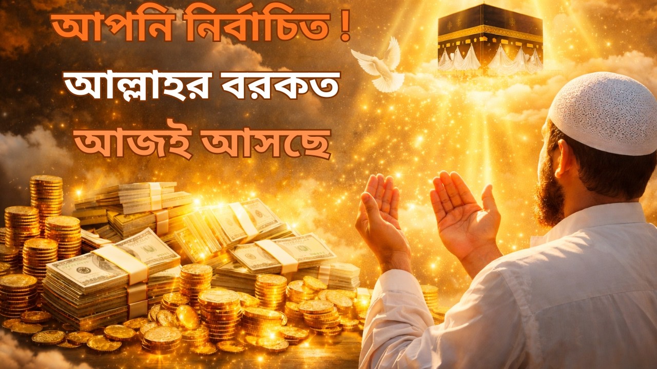 “আপনি নির্বাচিত! আল্লাহর বরকত আজই আসছে”#IslamicMotivation #AllahBlessings #SelectedByAllah