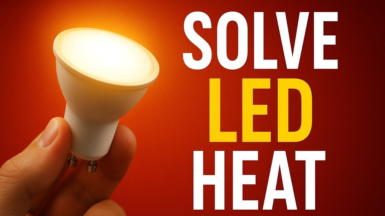حل مشكل سخونة مصباح LED.