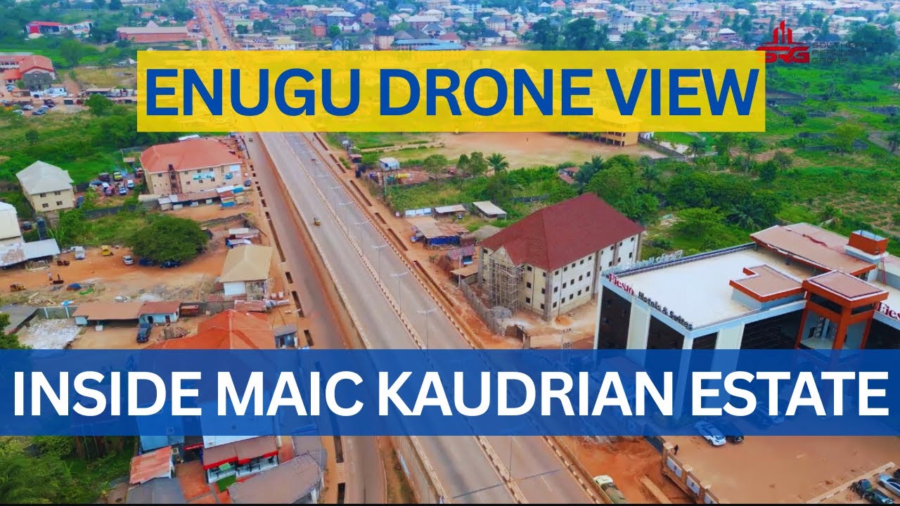 Inside Maic Kaudrian Estate | Enugu Drone View | Land for Sale in Enugu