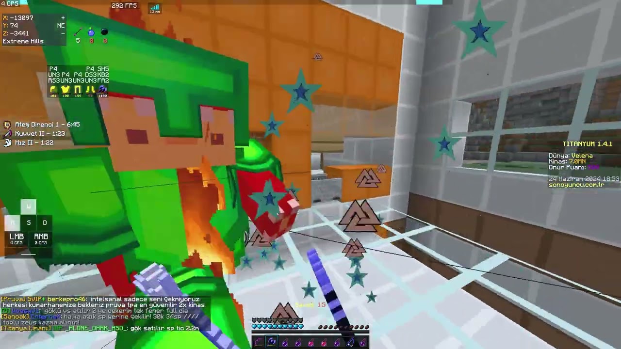 Titanyum 10X gök kesme PvP