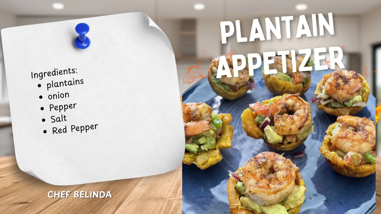 Crispy, Tasty Plantain Appetizer Recipe by Chef Ruth!