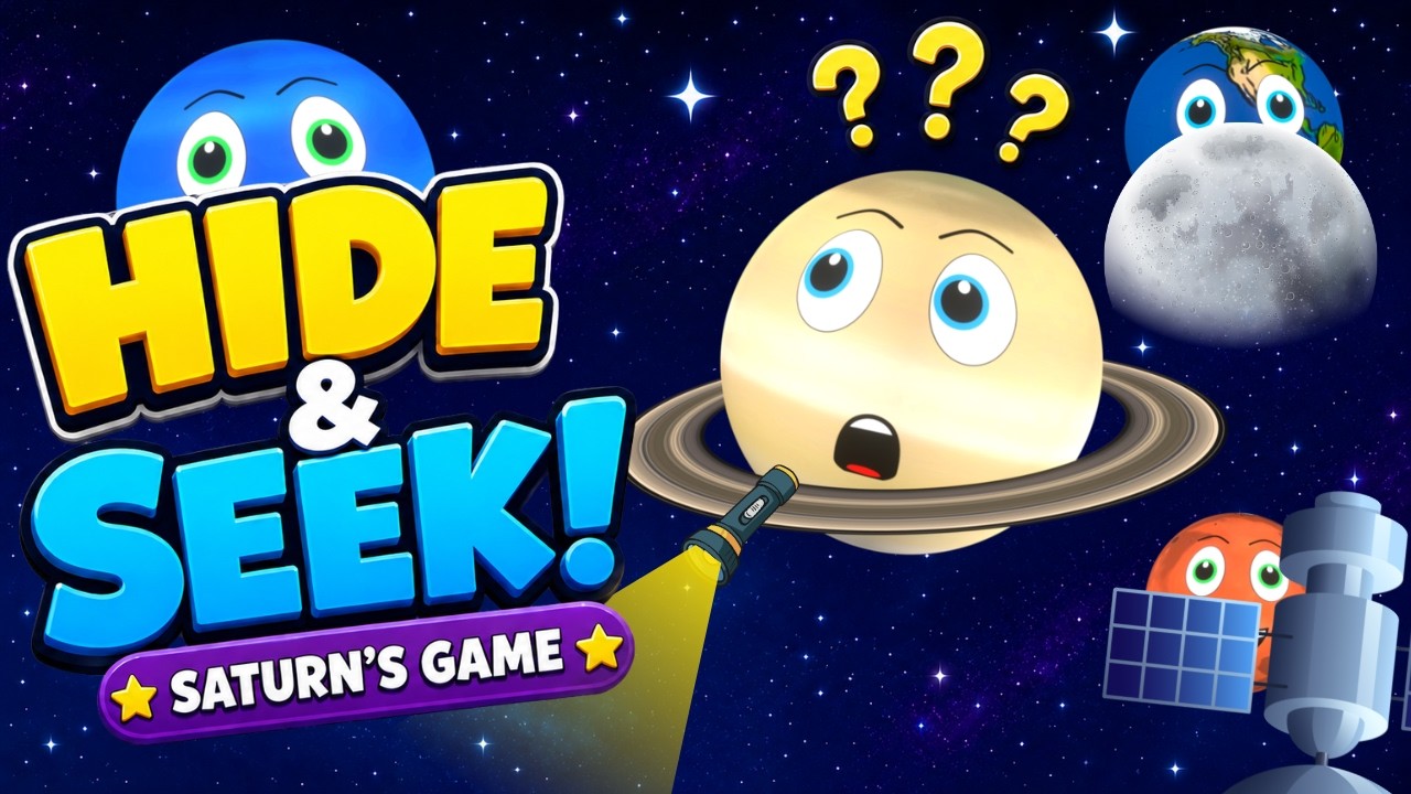 Planets for Kids | Saturn’s Game | Solar System | 8 Planets