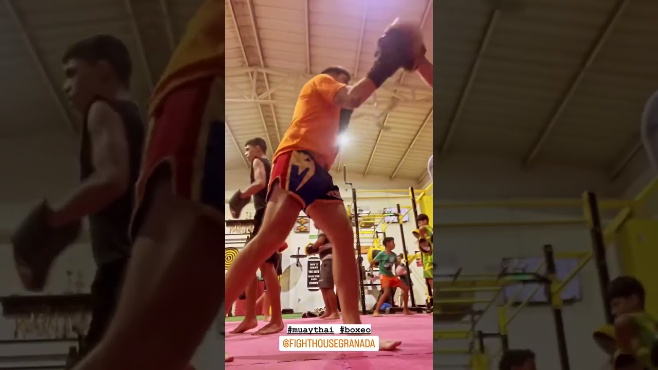 Practicando boxeo en fight house cali