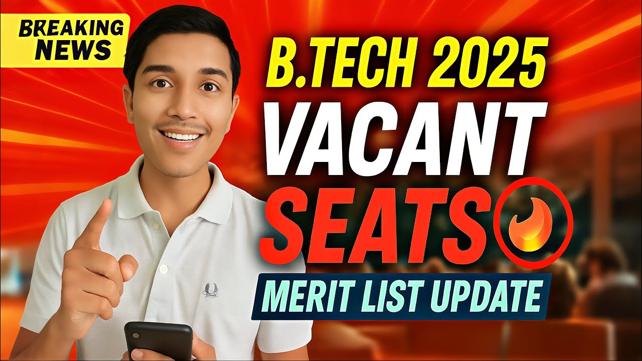 Hnbgu btech Merit-List for Vaccent seats 2025 