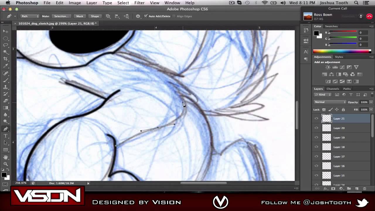 HawK Vision - Character Design - Speed Art