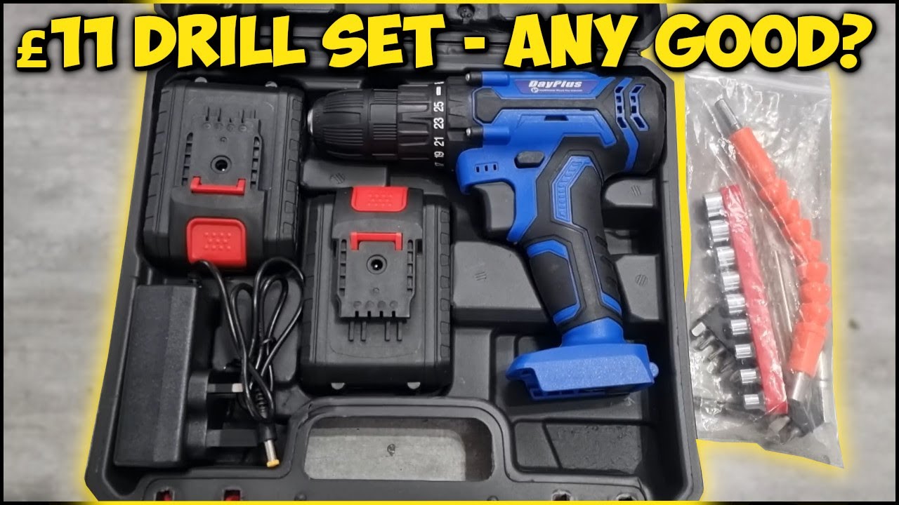 Testing an &pound;11 Dayplus cordless Drill kit