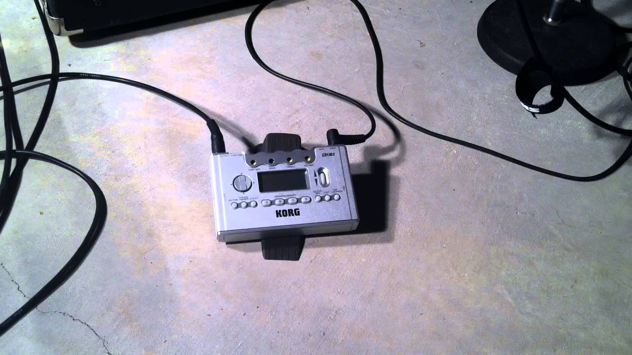 Korg Pandora PX5D (Vox AC-30) Demo