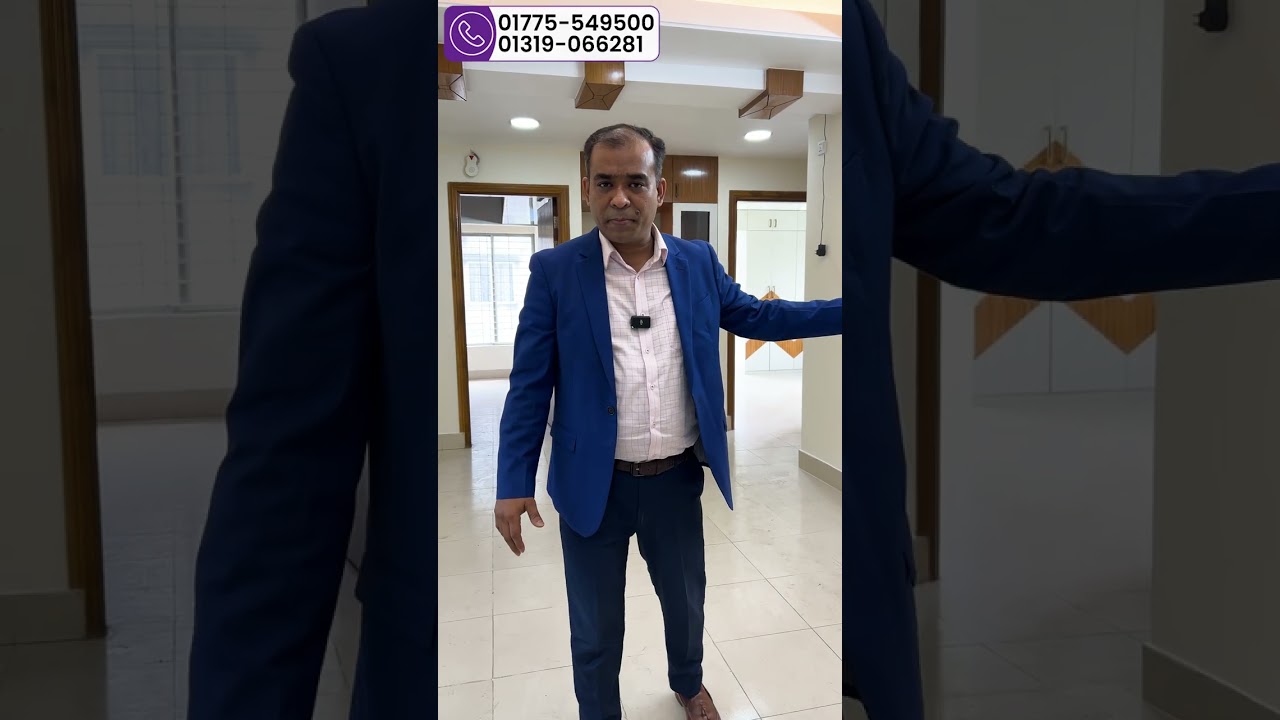 Shyamoli Dhaka 1575 Sqft South Facing Flat Sale | 3 Bedroom Fully Interior Ready Apartment.