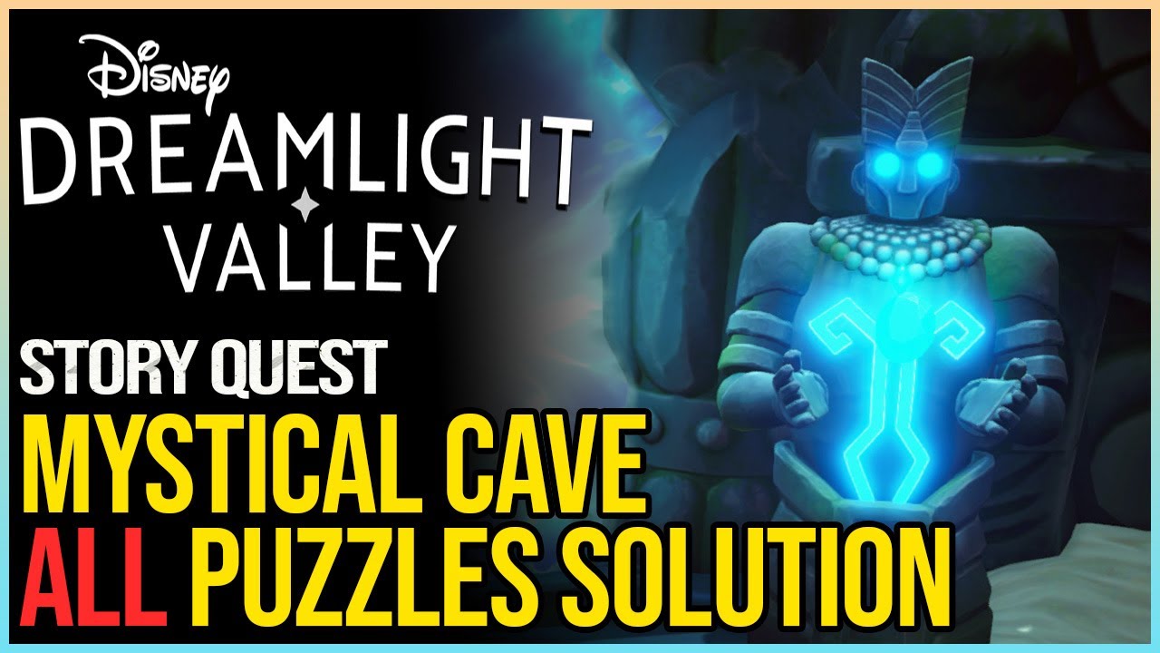 All Mystical Cave Puzzles Solution Disney Dreamlight Valley