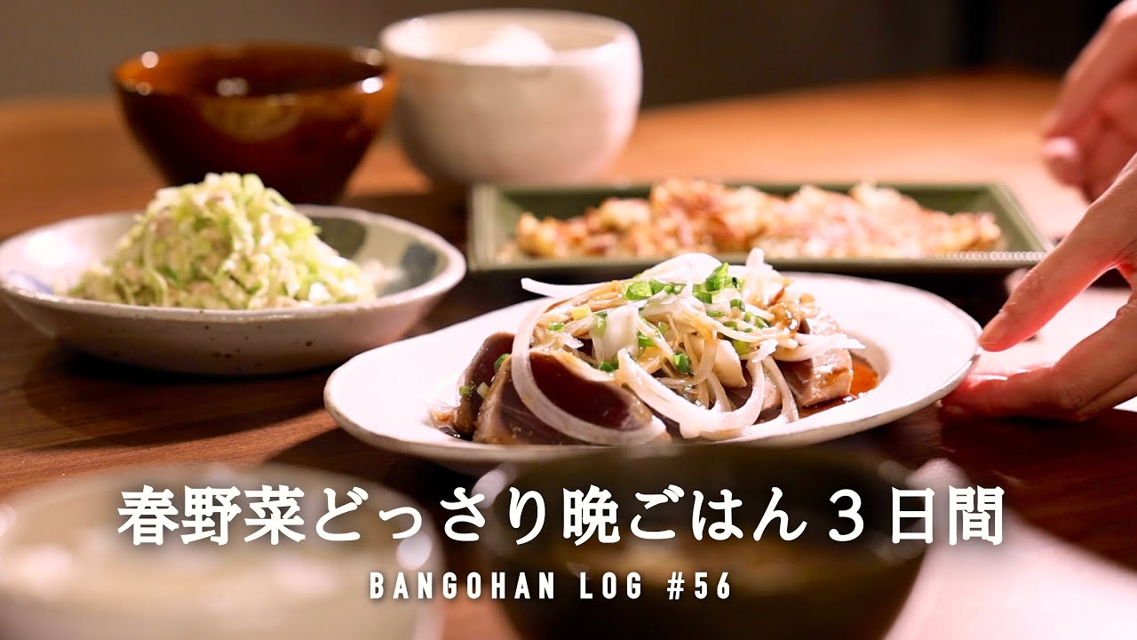 春野菜がおいしい3日間10品の献立/春キャベツ・新玉ねぎ・新じゃがいも使い切り/ 簡単節約晩ごはんレシピ🥬🧅🥔
