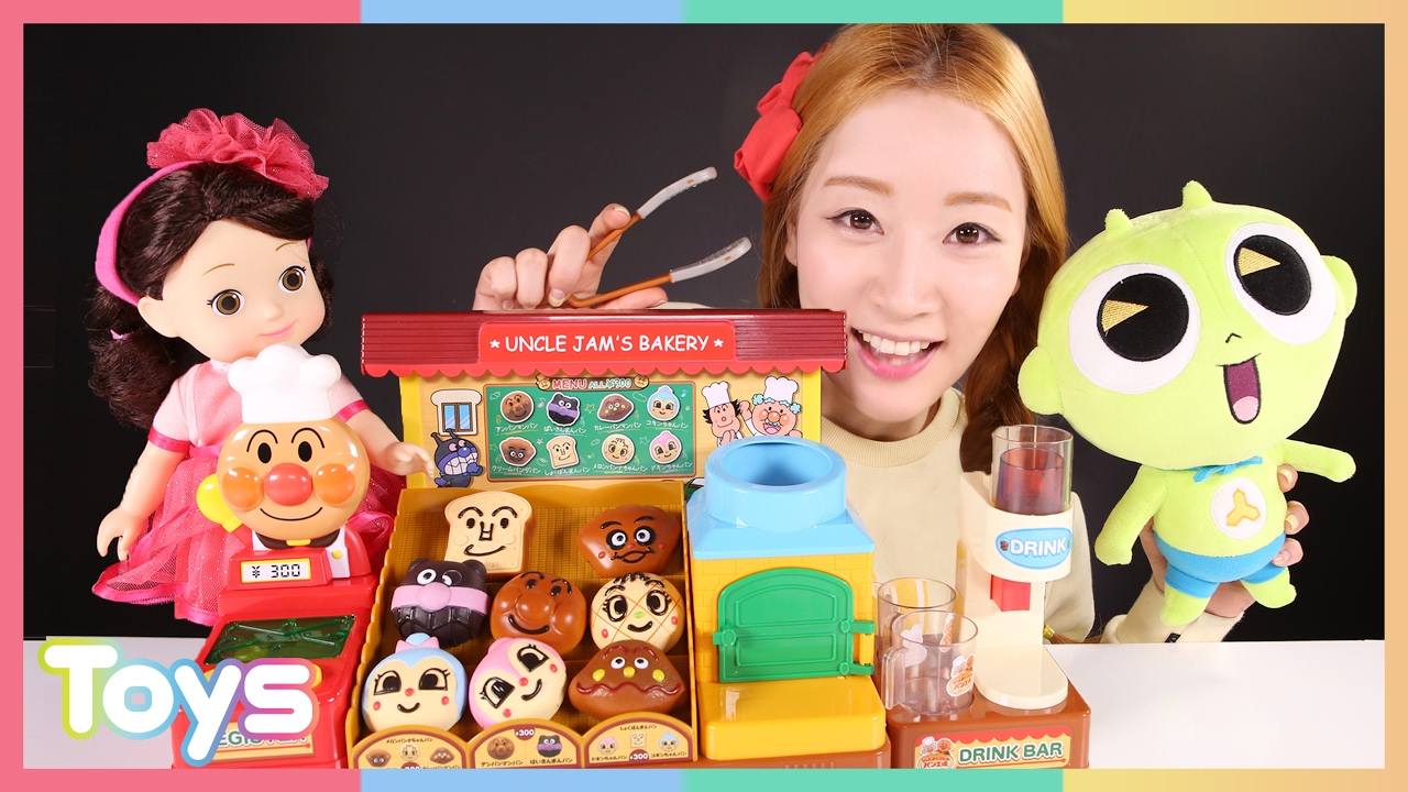 Anpanman пекарня игрушка игры дом для детей Ellie и Little Carrie | CarrieAndToys