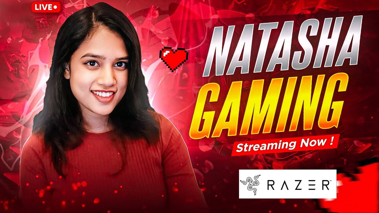 BGMI Live🔥😍😍Natasha Gaming Live With BGMI | Amazon Great Indian Sale | Razer | Ant esports