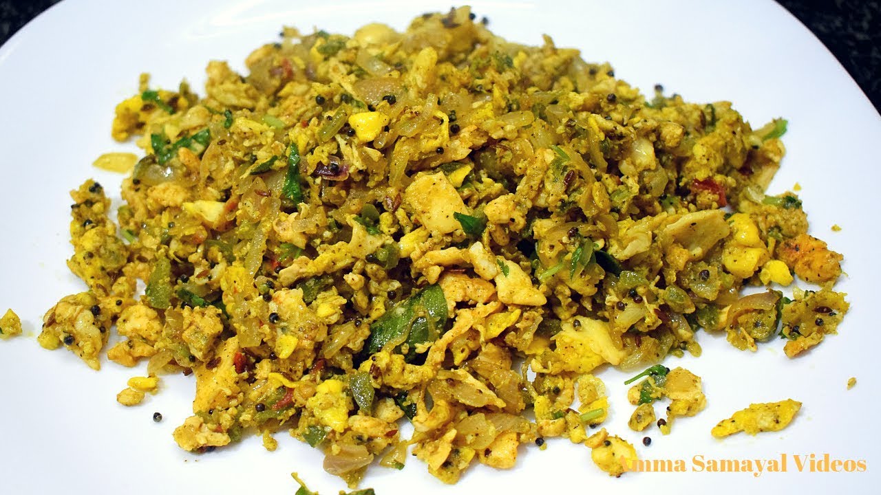 முட்டை பொடிமாஸ் மிக சுவையாக செய்வது எப்படி | EGG PODIMAS