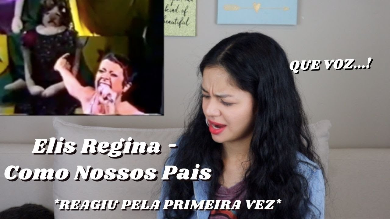 ELIS REGINA - Como nossos pais ( AO VIVO) REACTION | REACCIÓN