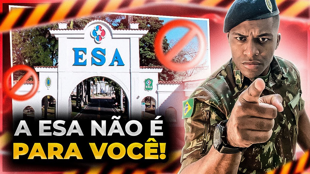 O CONCURSO DA ESA não é pra você!! Assista este vídeo antes que seja tarde!