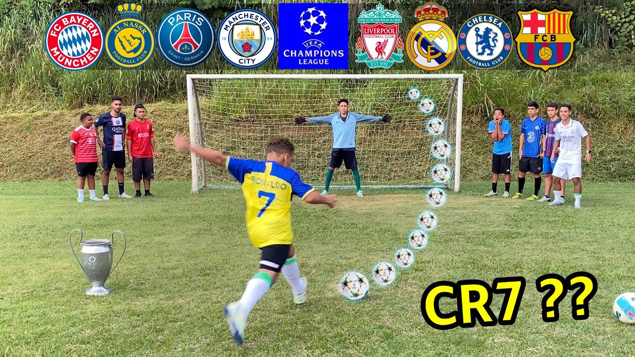 UEFA CHAMPIONS LEAGUE DESAFIO DE PENALTIS PARTE 3 ‹ Rikinho ›