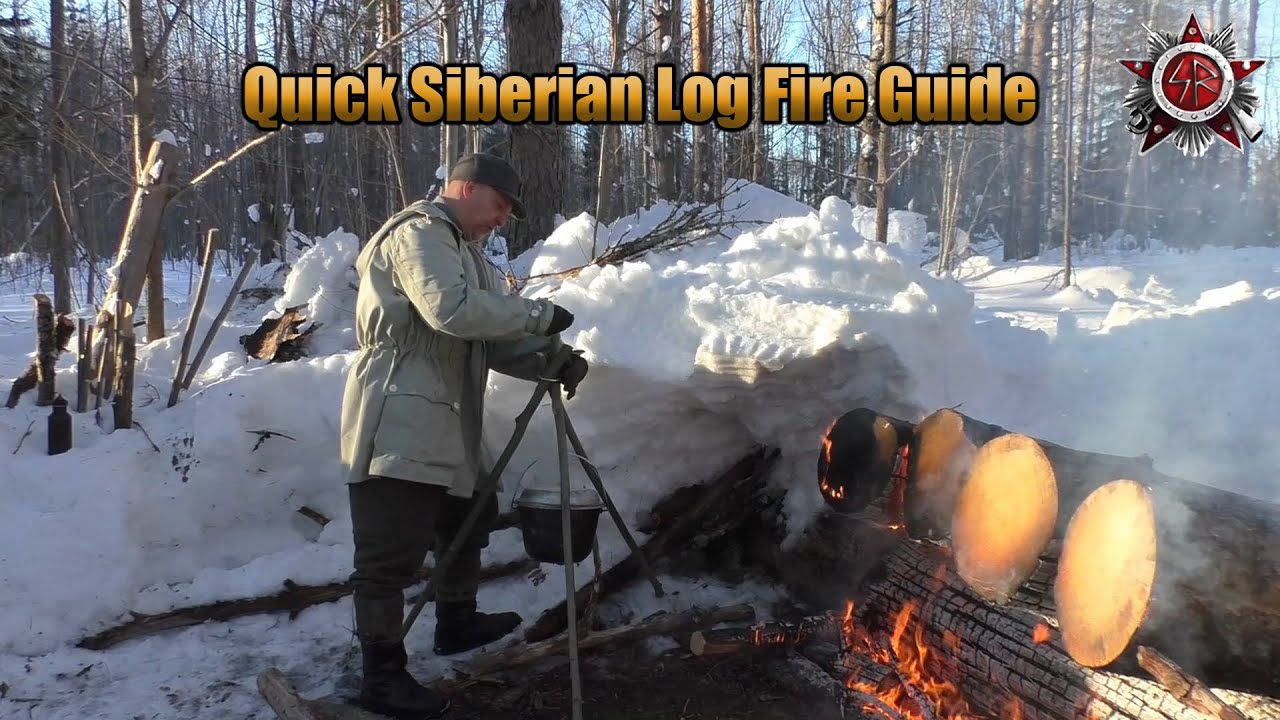 Siberian Survival Skills: Mastering Fire in Extreme Cold! #survival