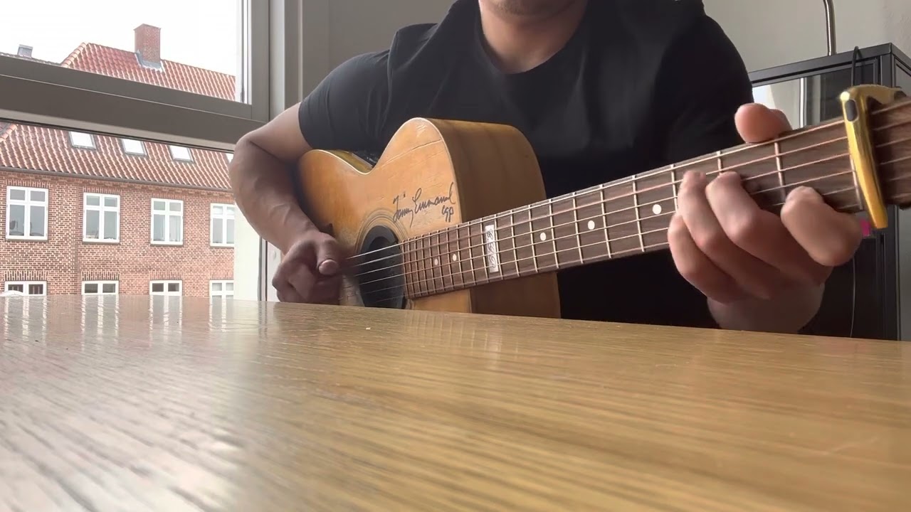 Hjem fra fabrikken (Andreas Odbjerg) guitar cover full version