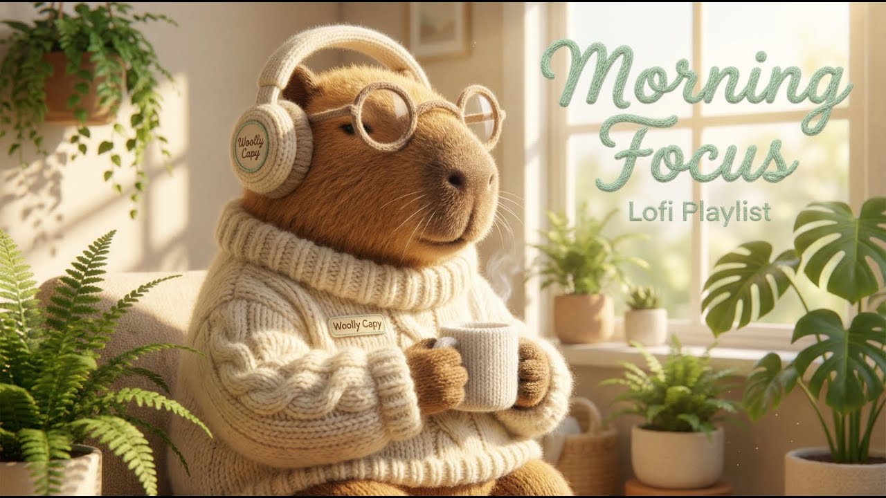 ✨상쾌한 아침의 시작 | Morning Focus - Cozy Lofi Playlist for Positive Energy,Morning Study & Work Motivation