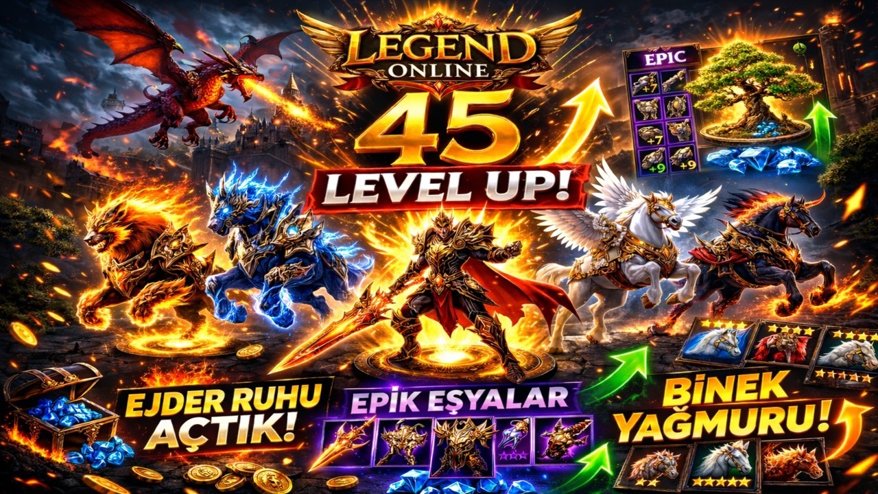 Sıfırdan Seri #2 → 45 Level UP ve Binek Yağmuru