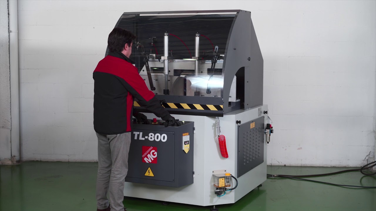 Tronçonneuse automatique profilé aluminium TL-800 Tronzadoras MG