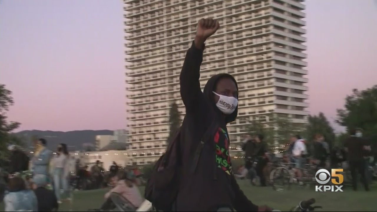 GEORGE FLOYD PROTESTS:  Protesters Peacefully Take To The Streets Of Oakland