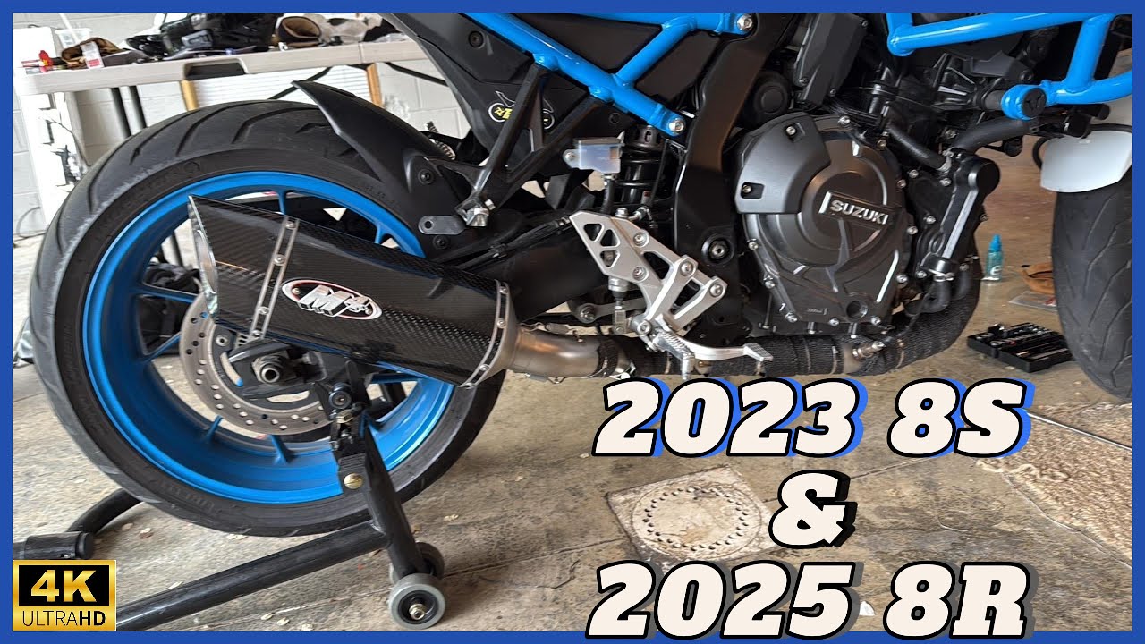 Suzuki GSX8S/8R Exhaust install & First Ride