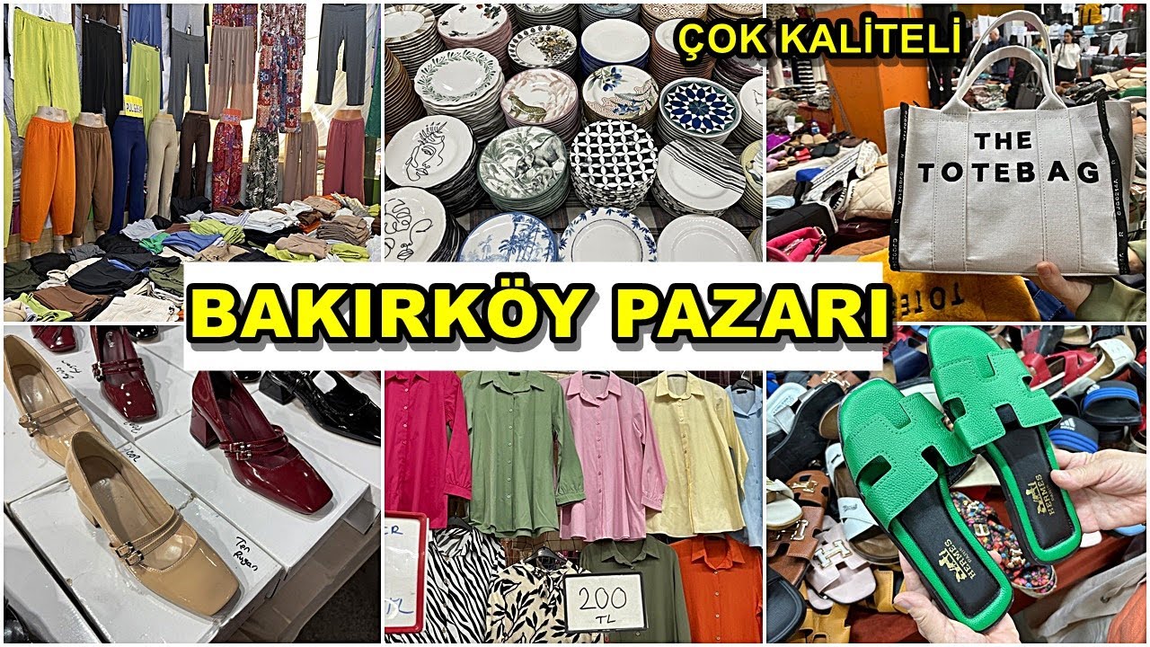 BAKIRKÖY PAZARI❗️/HER ŞEY 10-50 TL ❗️/ İSTANBUL'UN EN BÜYÜK VE EN UCUZ PAZARI  ❗️ /ÇEYİZ ALIŞVERİŞİ