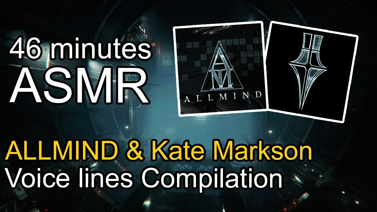 46 minutes of ALLMIND ASMR | ALLMIND and Kate Markson voice lines compilation Armored Core 6