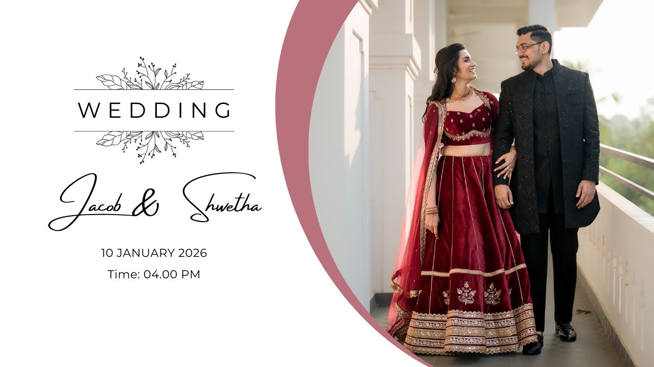 WEDDING || JACOB & SHWETHA  || 10.01.2026