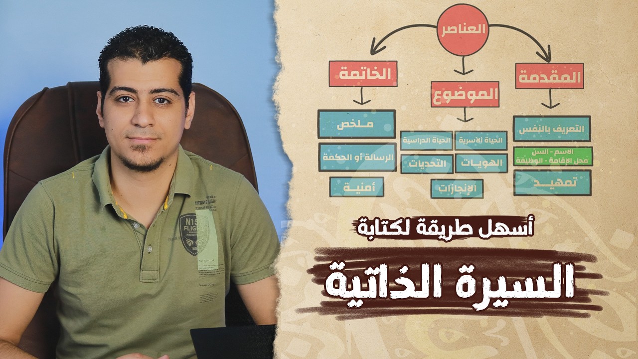 شرح درس كتابة السيرة الذاتية | الصف الأول الإعدادي | الكتابة السردية | المنهج الجديد