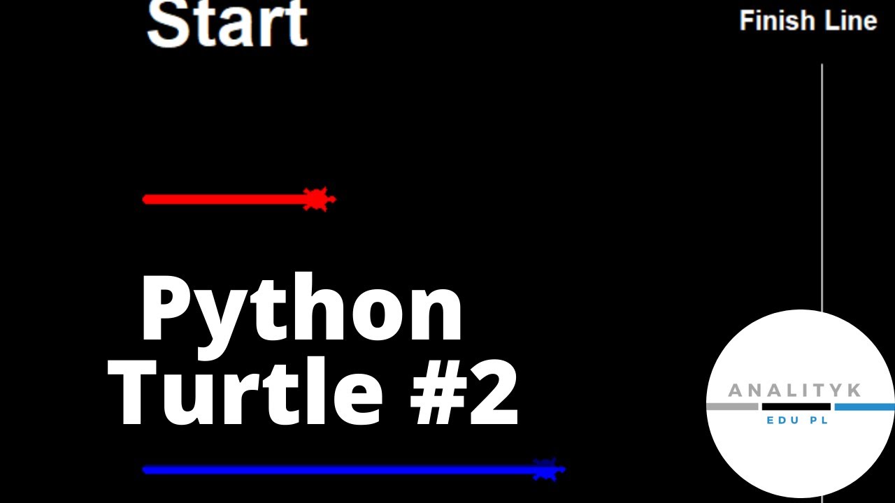 Python Trutle #2 - prosta gra, wyścig żółwi