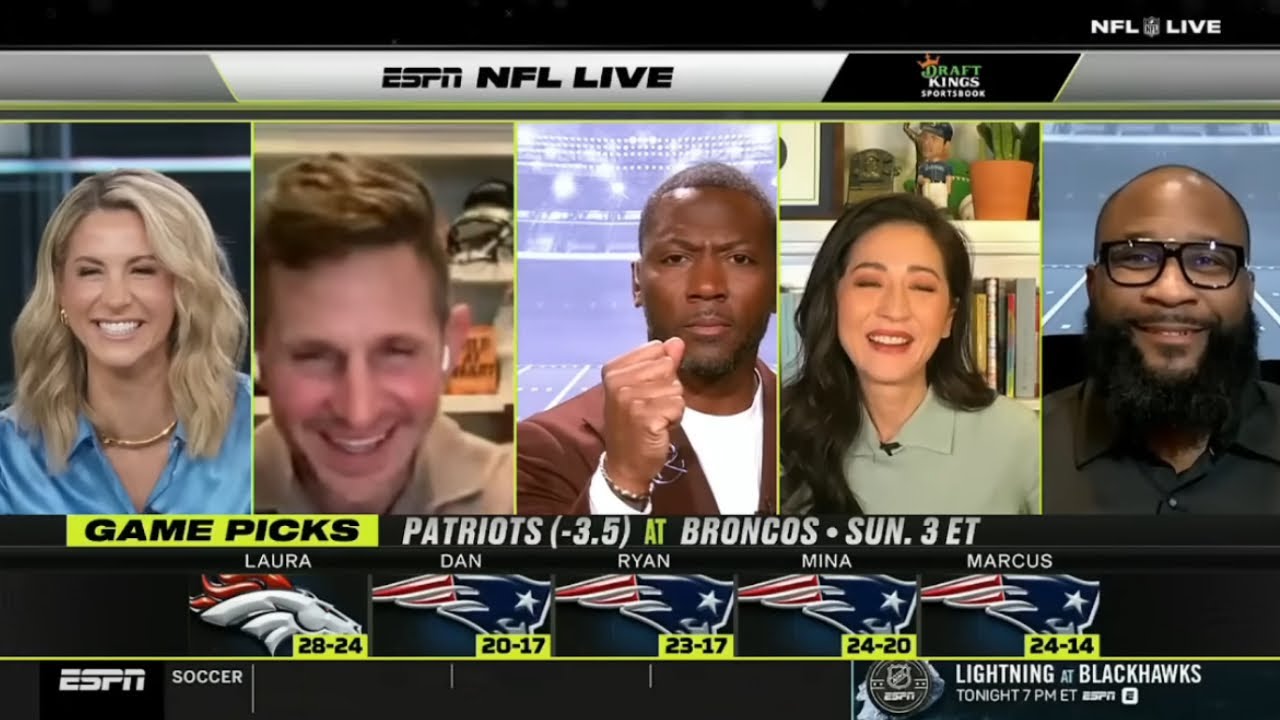 Drake Maye Is Super Bowl Bound! ESPN Panel Picks Patriots Over Broncos in AFC Title Game