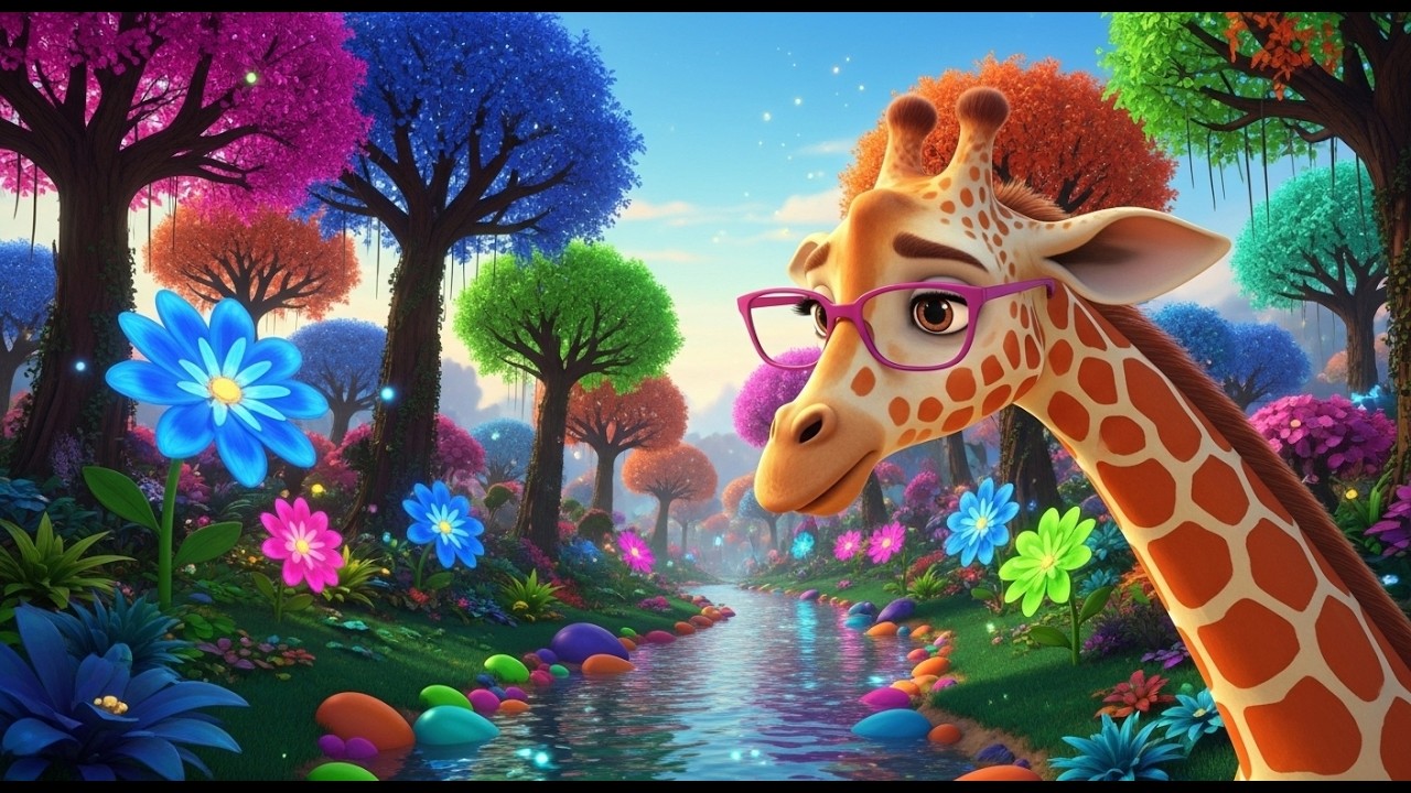 سر توقف نبع الألوان! 🦁 مغامرة ليو وأصدقائه في الحديقة السحرية