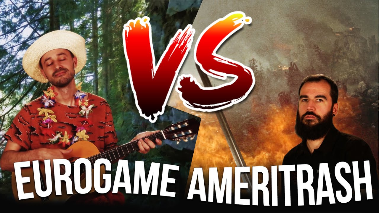 Eurogame VS Ameritrash (TIPOS DE JUEGOS DE MESA)