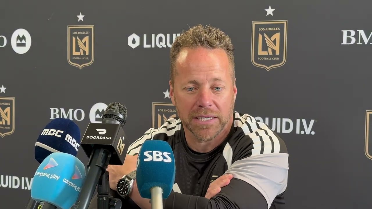 LAFC Head Coach Marc Dos Santos first press conference of the 2026 MLS Season LAFC vs Inter Miami CF