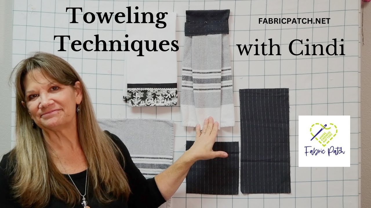 More fun in the kitchen starts at the Sewing machine!! Make toweling fast!