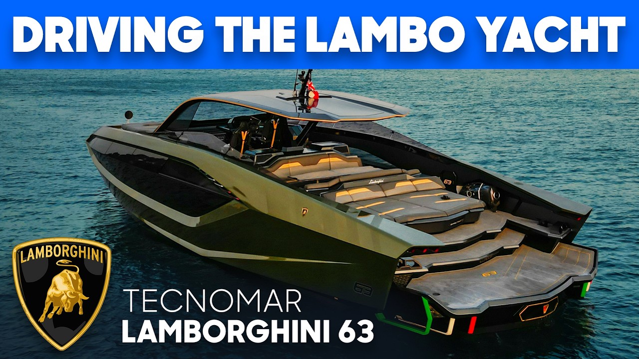 🚀Проверено: лучшая яхта Lamborghini — БЫСТРЕЕ, чем у Конора Макгрегора — тест, тур и обзор