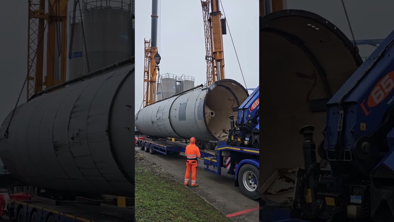 Silo removal and loading to truck