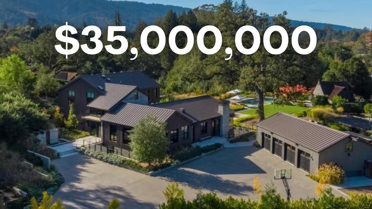 Inside a $35 MILLION Woodside California Farmhouse Resort