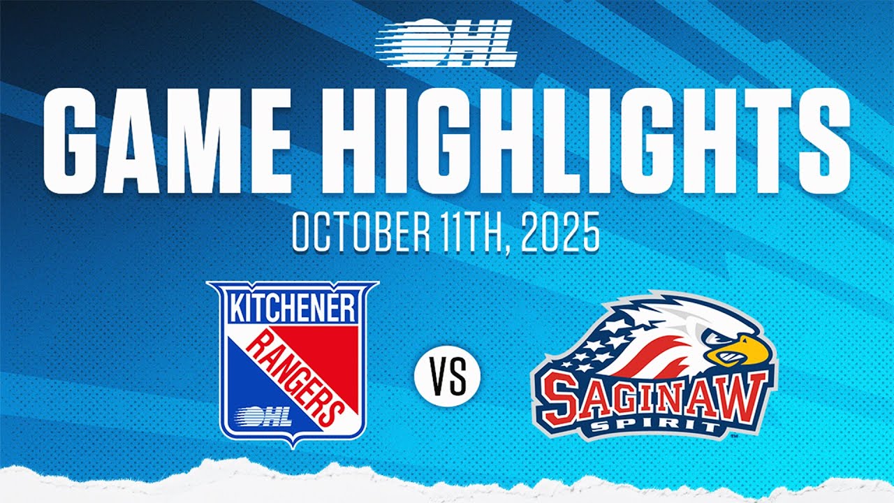 Najważniejsze momenty OHL: Kitchener Rangers @ Saginaw Spirit 11 października 2025 r.