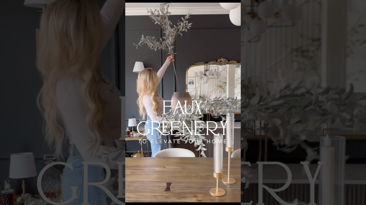 Faux greenery favorites! 🌿 #homedecor #decorating