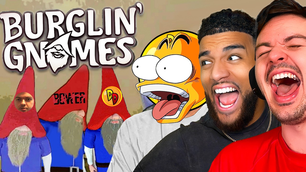 Three Idiots vs The FUNNIEST Friend Co-op Game (Burglin' Gnomes)